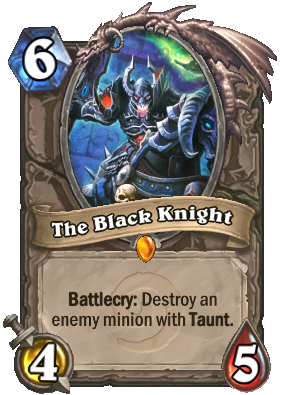 The Black Knight is a great Hearthstone Legendary card to craft