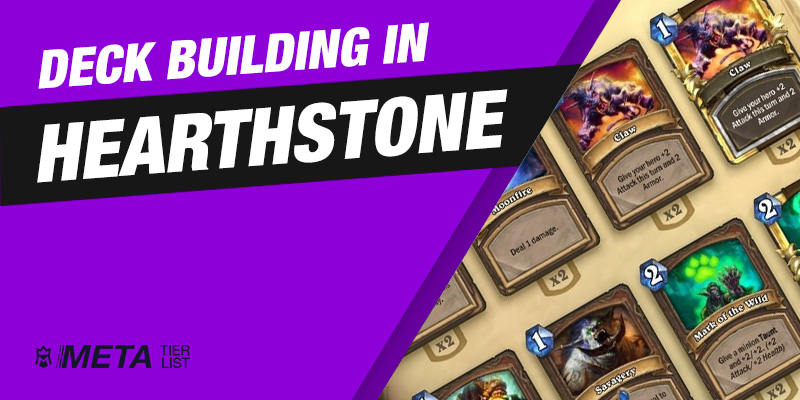 Building a deck in Hearthstone