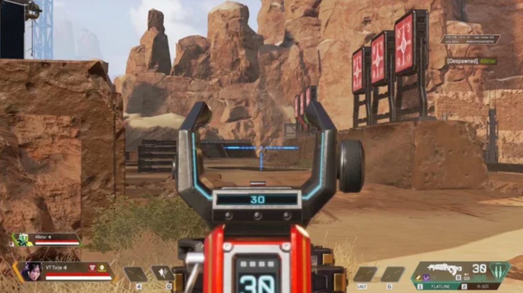 Aim down sights to control recoil in Apex Legends